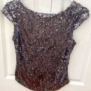 Free People Late Last Night Top--Gunmetal